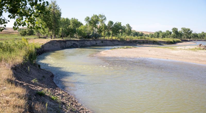 Streambank and shoreline erosion results from poor land storm events, wave action, rain, ice, wind, runoff, loss of vegetation, management practices, hydrologic dynamics, stream isolation from floodplains, and/or other disturbed/altered geomorphological processes. Streambank & Shoreline Erosion